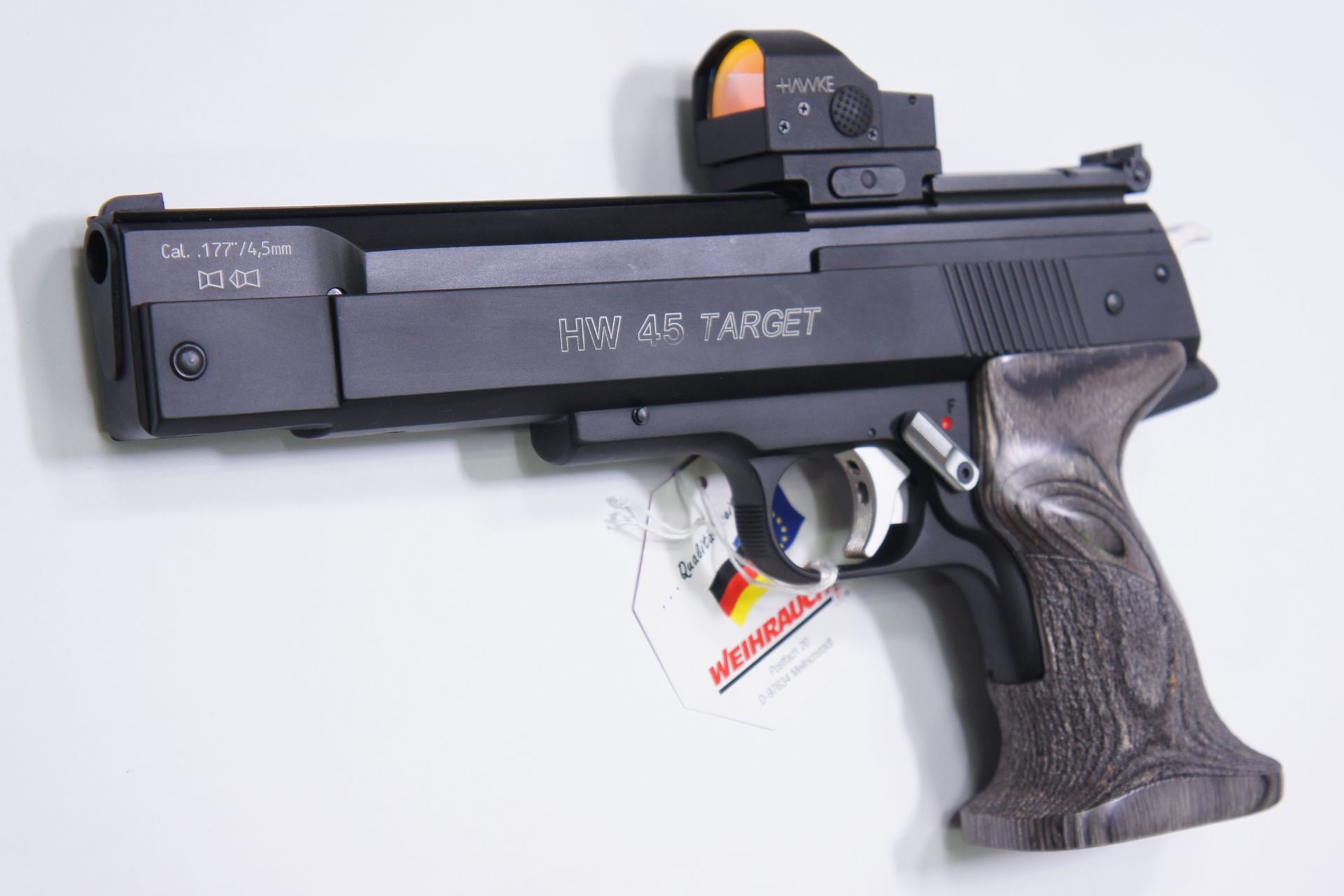 HW 45 Target RTU, Kaliber 4,5mm mit Hawke Reflexvisier